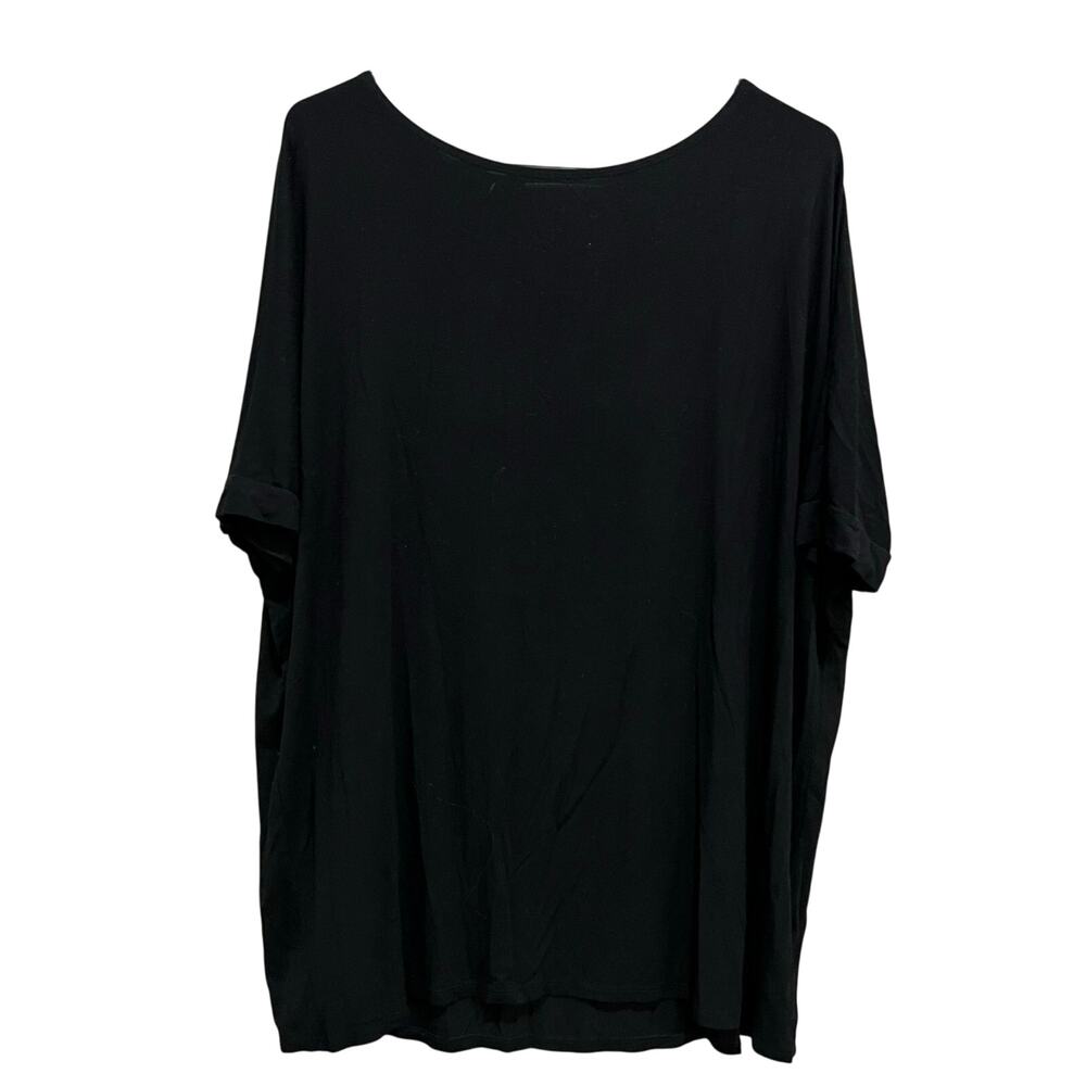 Emma's Closet Black Bamboo Dolman Sleeve Top Medium